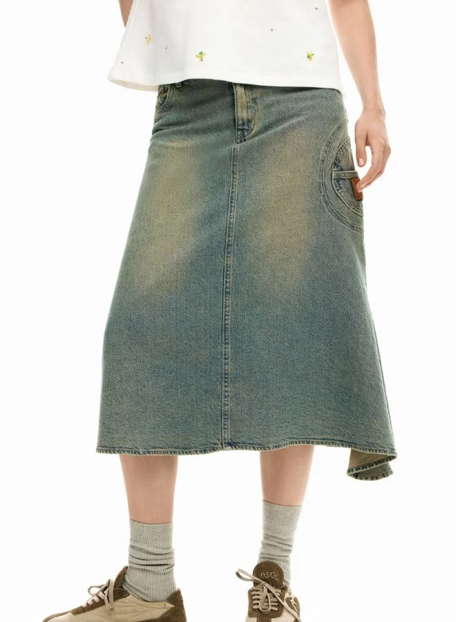 ديسيجوال تنورة جينز غير متماثلة